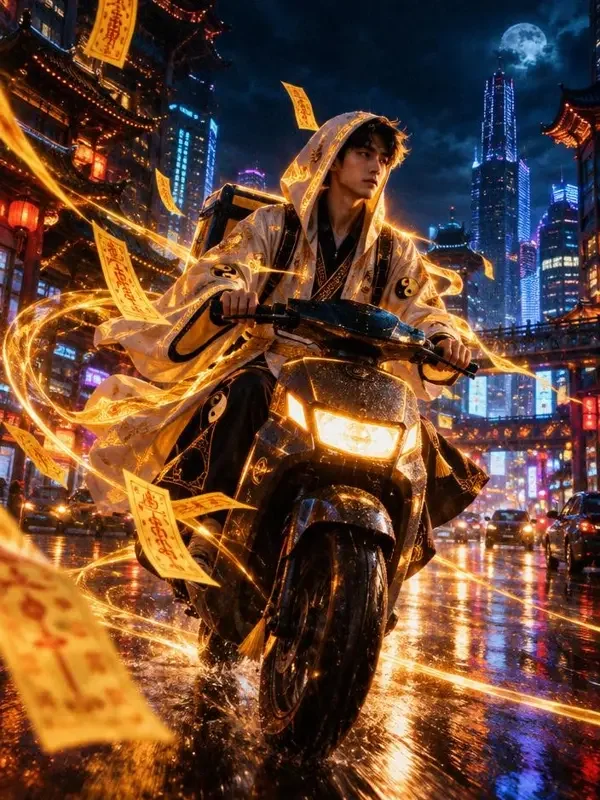 修仙外卖员短剧封面